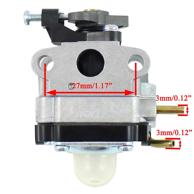 Pro Chaser TB4BP TB146EC Carburetor for Troy-Bilt TB516EC TB575EC TB525EC TB4BPEC Ryobi RY252CS RY253SS Trimmer Blower Tiller Part 753-05676A 753-06258A - Image 3